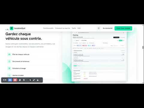 Aperçu du tutoriel de présentation de LocationSyst