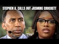 Stephen A Smith Calls Out Rep Jasmine Crockett Over Her Criticism Of Trump More