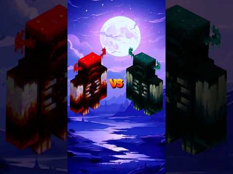 Red Warden vs Minecraft Mobs #minecraft #warden #comparison #shorts #mobs
