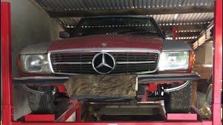 Wymiana oleju w 280SL — na co uważać w aucie po długim postoju