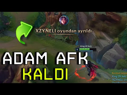LoL Nocturne Oynanış 4v5 Afk Adamı Taşıdık