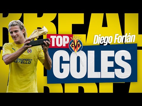 Todos los GOLES de DIEGO FORLÁN que le hicieron ganar la BOTA DE ORO con el Villarreal