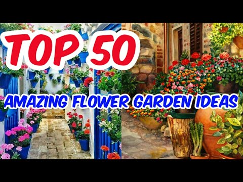 Top 50 Amazing Flower Garden Ideas l Vertical garden