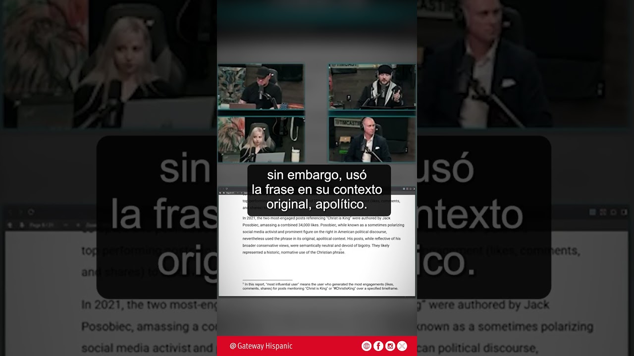 Timcast breaks down the National Contagion Research Institute report on the phrase Christ is King