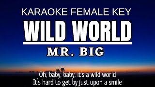 Download lagu Mr Big - Wild World (Karaoke Female Key | Nada Wanita  3) mp3