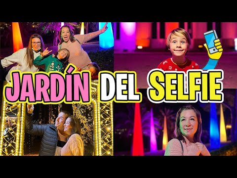 Así es el JARDÍN de luces + IMPRESIONANTE de ...