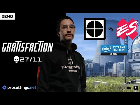 EXTREMUM Gratisfaction (27/5/11) vs Extra Salt - de_nuke - 16-5 - POV DEMO & SETTINGS