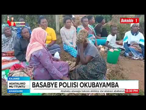 ABATUUZE BASATTIRA, GGOONYA ERUMYE OMUSAJJA N'AFA, BASABYE POLIISI OKUBAYAMBA