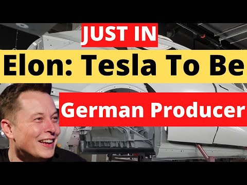 MINUTES AGO! Elon Musk Says Tesla Will Become a German Car Manufacturer