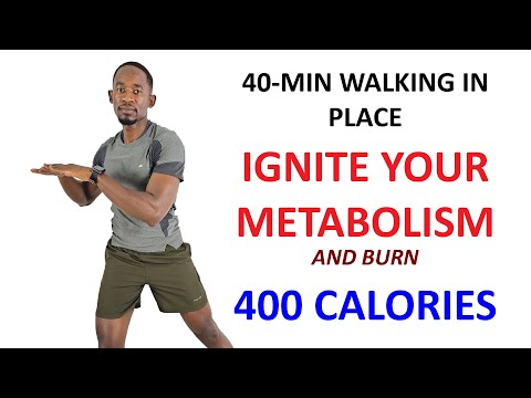 45 Minute Intense Running Workout at Home for Slimming 400 Calories