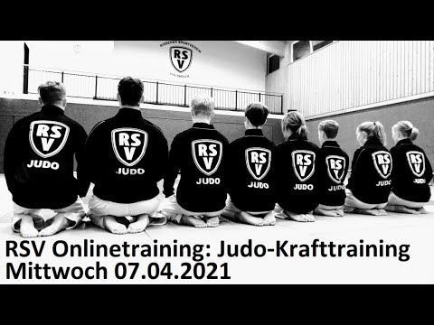 RSV Onlinetraining: Mittwoch 07.04 // Judo-Krafttraining