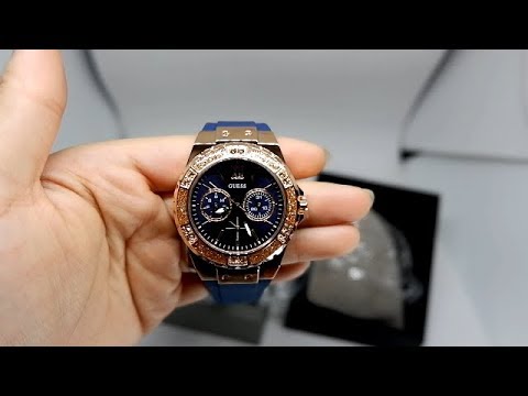 GUESS Moteriškas laikrodis W1053L1 video