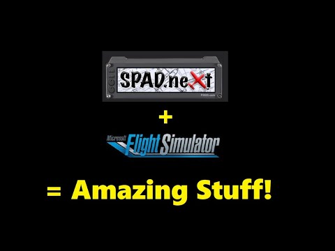 FS2020: Using Spad Next with the Logitech Multi Panel is simply Amazing!