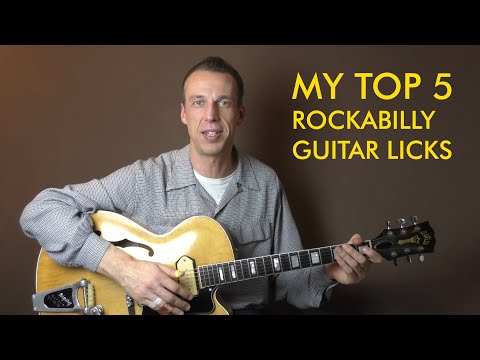My Top 5 Rockabilly Guitar Licks -  From My Udemy Courses
