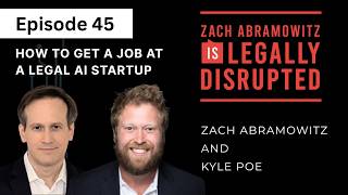 How to Get a Job at Legora, Harvey and Other Legal AI Startups, Kyle Poe, VP Legal Innovation Legora