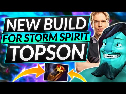 TOPSON's NEW BUILD is CAUSING CHAOS - Storm Spirit Tips and Tricks - Dota 2 Guide