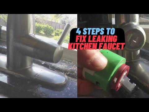 4 Steps To Fix Leaking Kitchen Faucet. Stop Drip!