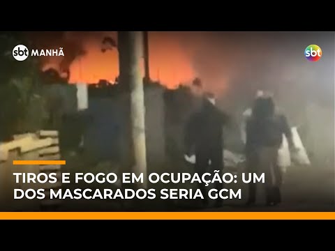 Mascarados invadem ocupação e incendeiam barracos em Pirapora do Bom Jesus (SP) | #SBTManhã