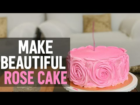 Beautiful Rosette Cake Tutorial 💕 | Perfect for Beginners