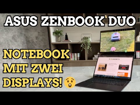 ASUS Zenbook Duo is a notebook with two displays!
