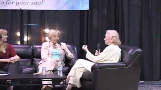 Dr. Christiane Northrup &amp; Louise Hay at the Hay House I Can Do It! Conference in Las Vegas 2007