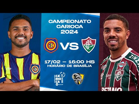 CAMPEONATO CARIOCA | MADUREIRA X FLUMINENSE | 16H00 - AO VIVO E COM IMAGENS