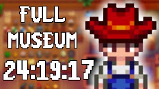 I Completed the Museum as Fast as Possible in Stardew Valley!