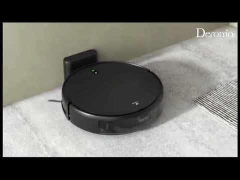 Deroma BR151 Smart Robot Vacuum Cleaner Sweep Vacuum & Mop – Control with Smart App & Remote Control