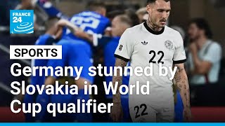 Germany stunned by Slovakia in their first World Cup qualifier • FRANCE 24 English