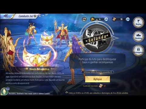 VAMOS JOGAR O PVP MELEE SERÁ QUE VAI DA BOM!  - SAINT SEIYA AWAKENING