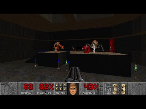 DOOM 2: Cyberdemon vs Spider Mastermind