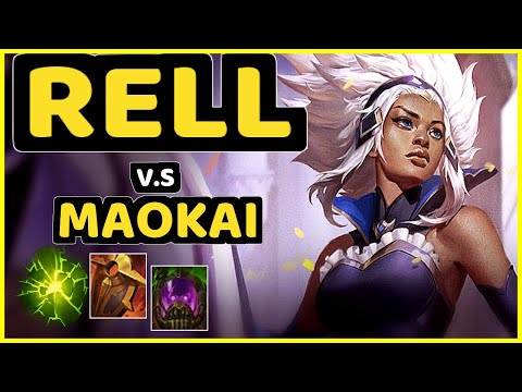 DIAMOND (RELL) vs MAOKAI - BOTTOM SUPPORT GAMEPLAY - NA Ranked GRANDMASTER