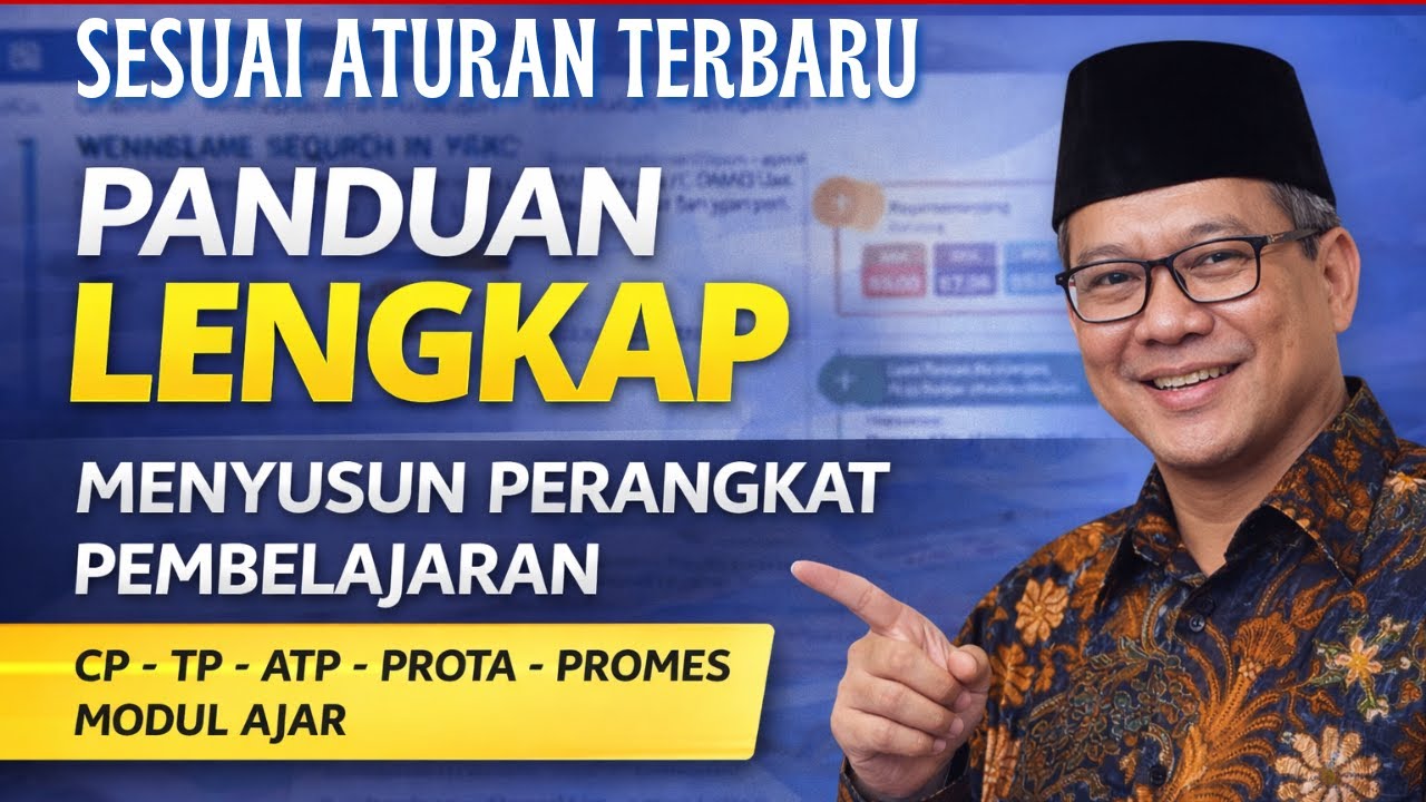 Panduan Lengkap Menyusun Perangkat Pembelajaran analisis CP sampai Modul Ajar Deep Learning