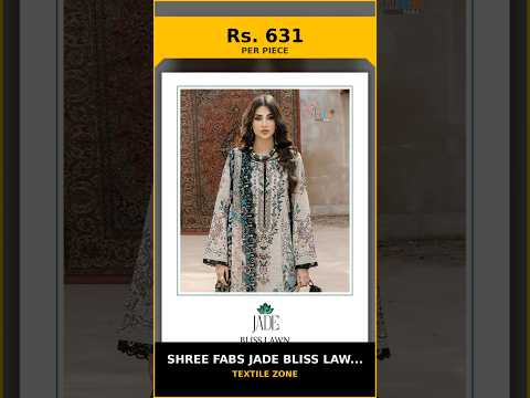 Shree Fabs Jade Bliss Lawn - Cotton Dupatta – product video thumbnail