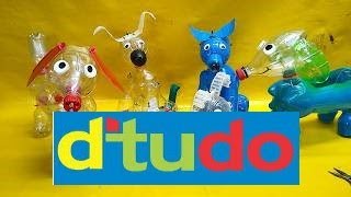 IDEIA RELEVANTE COM BRAÇADEIRA NYLON e GARRAFAS PLASTICAS. Decoração.