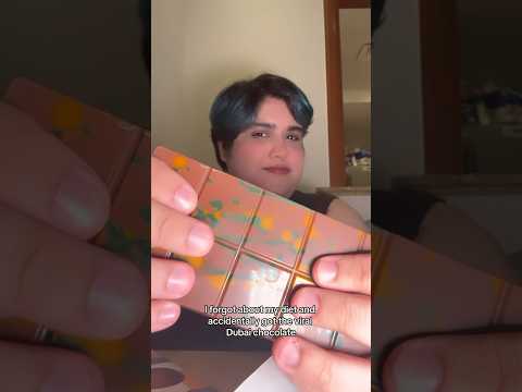 I TRIED THE VIRAL DUBAI CHOCOLATE #food #skinny #foodie #diet #viral #chocolate #dubai