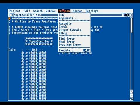 SuperScroller.asm 68000 Assembly Code Routine