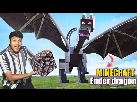Alok Games - I Built Minecraft Ender Dragon In Real Life !