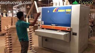 FUVICO. MÁY CHÀ NHÁM THÙNG 3 TRỤC BÀO MÀN HÌNH CẢM ỨNG SYC-5283NRP