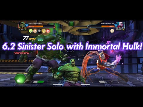 6.2 Mister Sinister Solo with Rank 3 5 Star Immortal Hulk!