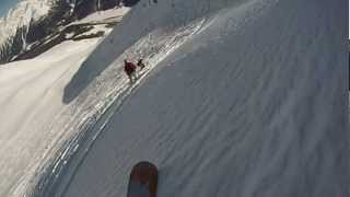 preview picture of video 'Corso SA1/SBA1 2012/2013 - Snowboard Piz Griatschouls, Engadina'