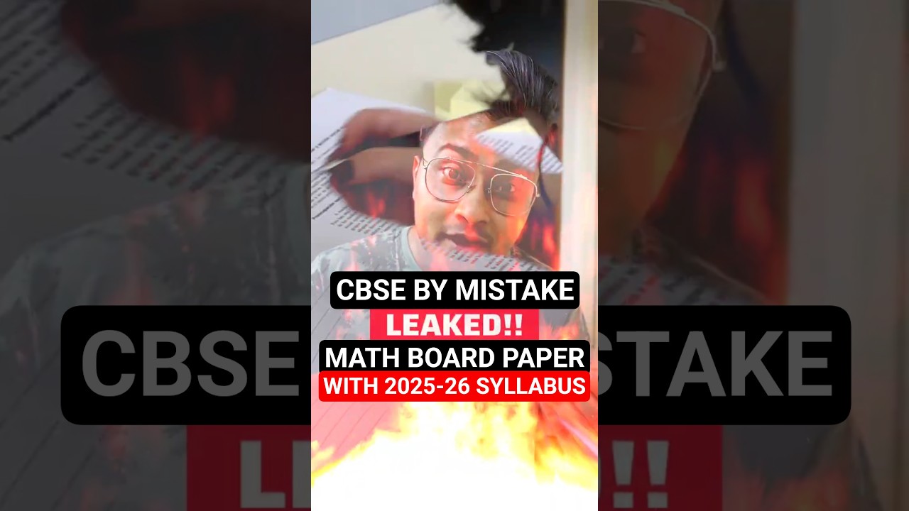 CBSE Class 10 Maths Latest Syllabus 2025-26 With Most Important Questions🔥#cbseclass10 #cbse