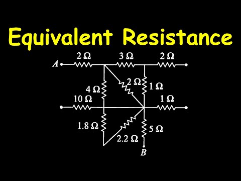 Equivalent Resistance of a Complex Circuit with Series and Parallel Resistors Step by Step Example