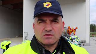 Poziv motoristom, pomočnik komandirja PPP Maribor Anton Vinko