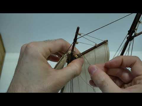 PALOS 83- Como colocar las velas. POLARIS - Modelismo Naval