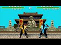 Mortal Kombat 1 Scorpion Vs Sub Zero Sega Genesis