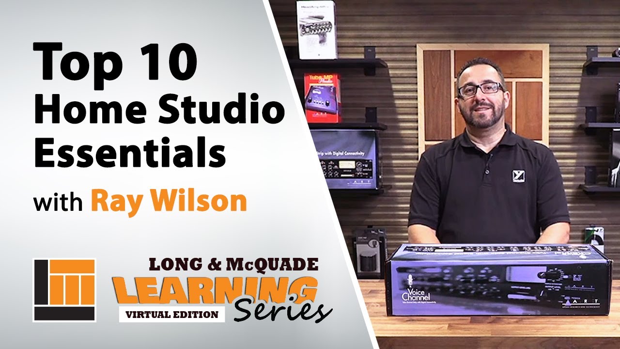 opens link to Top 10 Home Studio Essentials