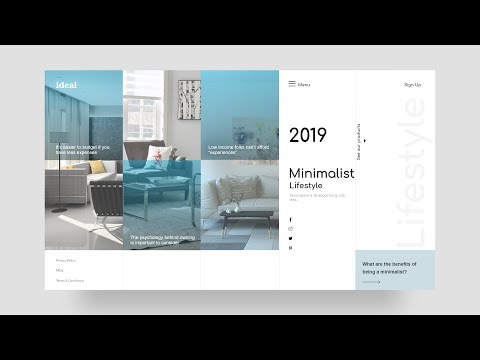 Web Design In Adobe XD | How To Make Website UI Design Using Adobe XD