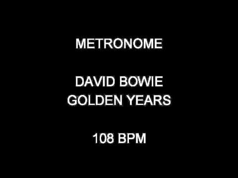 METRONOME 108 BPM David Bowie GOLDEN YEARS