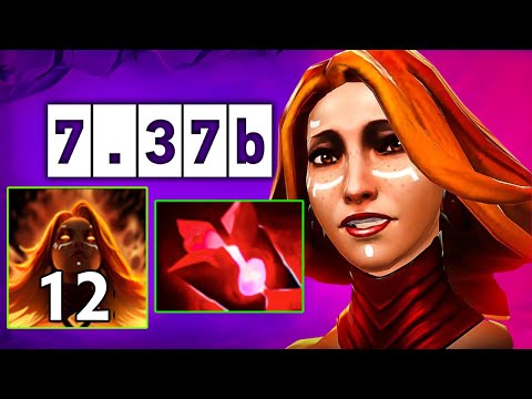 New Meta BloodStone Lina 35Kills Insane One Shot Full Attack Speed Hit like a truck🔥